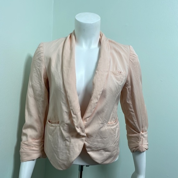 ANTHROPOLOGIE Cartonnier blush blazer - Picture 2 of 11